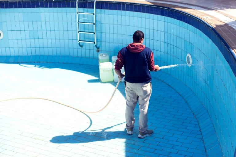 How Do You Soda Blast a Swimming Pool?
